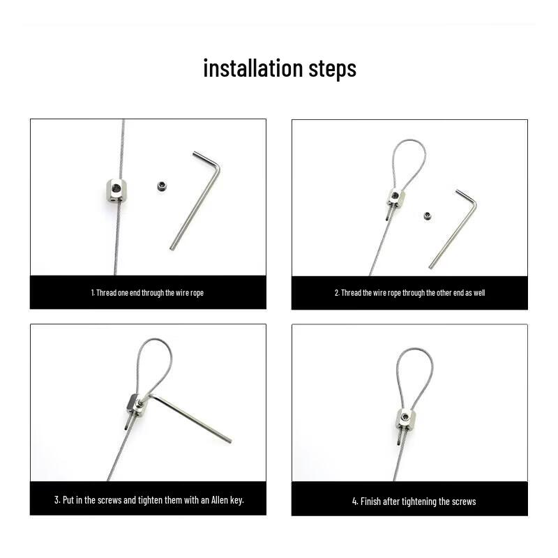 Jundingying Outdoor Steel Wire Hanging Rope Set