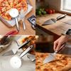 Stainless Steel Pizza Peel And Cutter For Baking And Cooking