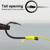 Fishhooks Strong Sharp Silver Circle Fishhook 3#-12# Jig Barbed Pesca Sea Fishing Set Portable Fishing Tackle Accessories