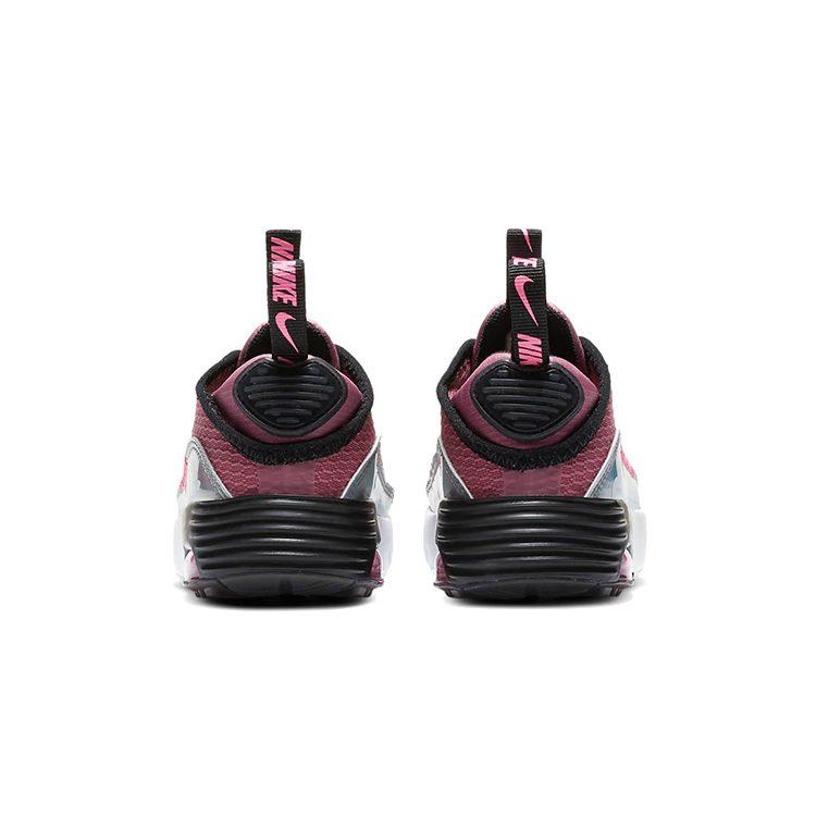 Nike Air Max 2090 Fashion Breathable Low Top Running Shoes Black Pink Infant And Toddler DB0929-600