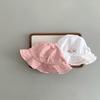Pleated Baby Sunhat Flower Toddle Fisherman Hat Soft Infant Bucket Hat  Boy