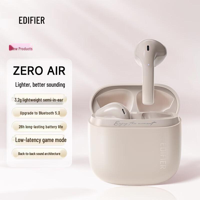 

Edifier Zero Air True Wireless Semi-in-ear Earbuds