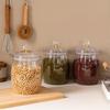 No Mold Food Storage Jar Airtight Sealed Glass Jars with Lids Capacity Pantry Storage Containers for Coffee Tea Snacks Sugar
