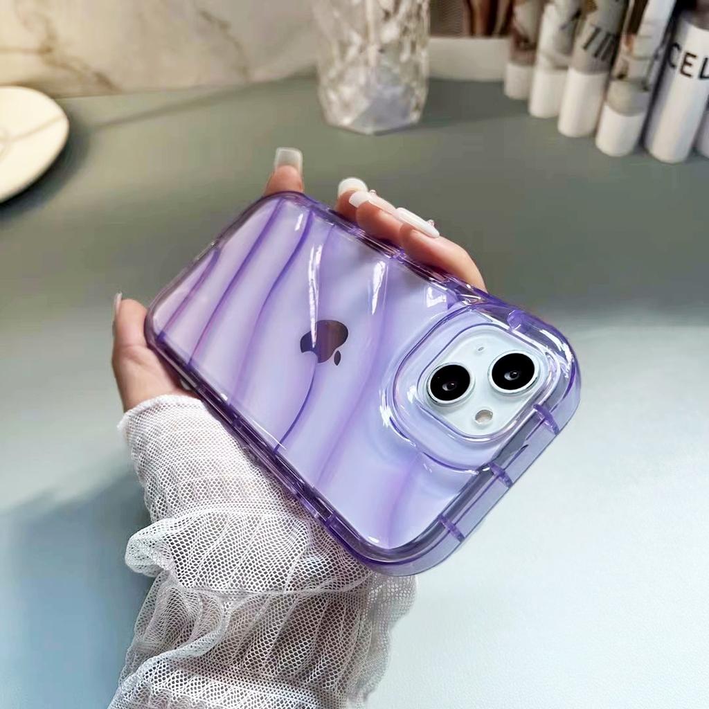 Suitable for Apple 16promax Water Ripple Phone Case 13/14, Iridescent Laser Case 12Pro Anti-drop 15 Protective Case