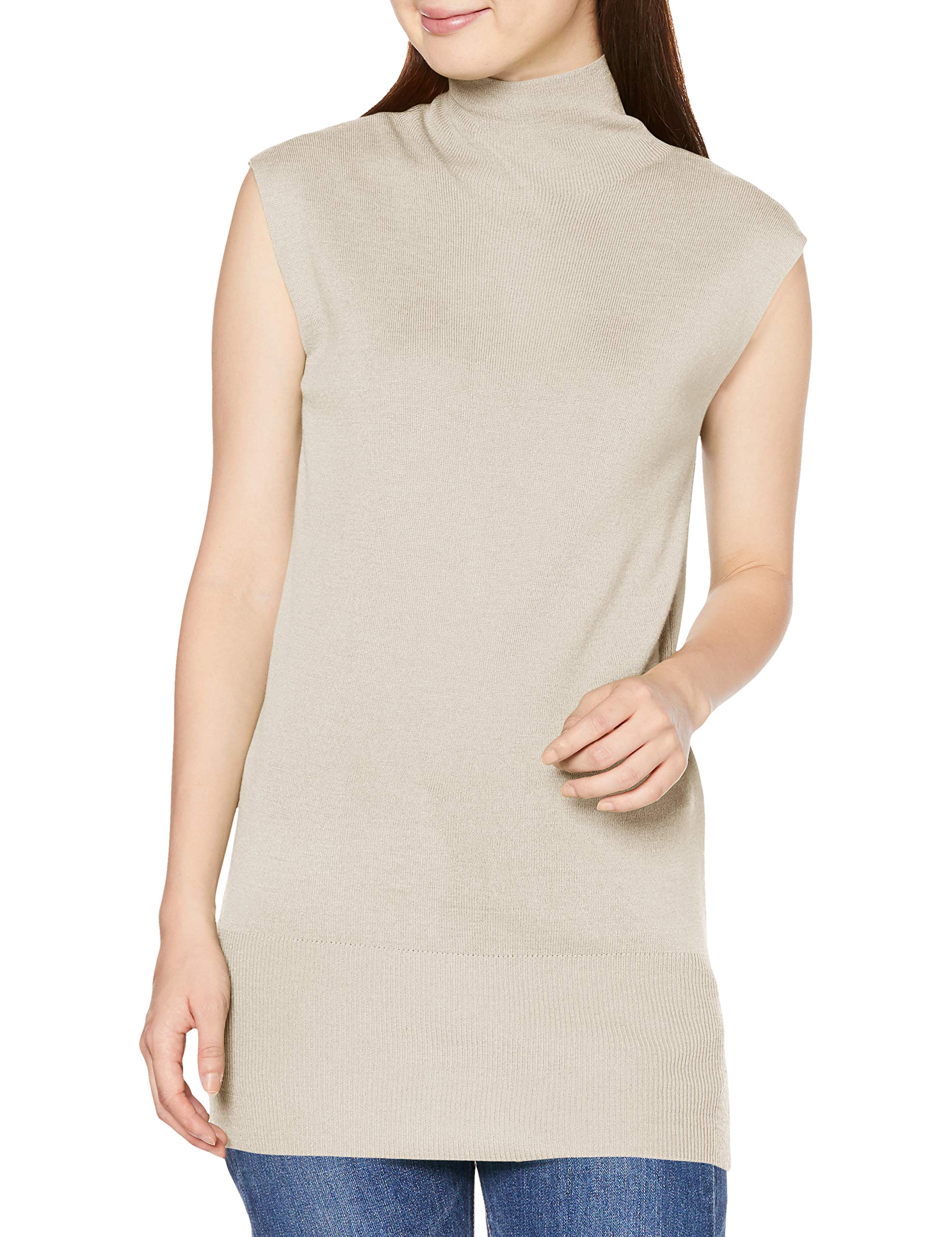 

Mira Owen CB Coba Высокий воротник Без рукавов Длинный трикотаж 09WNT204157 Японский размер 0 к японскому размеру Женский Белый, (эквивалент 7) белый