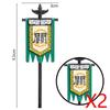 Medieval Accessories Building Blocks Soldiers Weapons Military Flags Mount War Horses Orc Mount Flags Wolf Bricks Kids Toys Gift