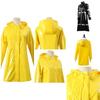 Coraline Wybie Cosplay Roupa Trench Coat Para Festa de Halloween