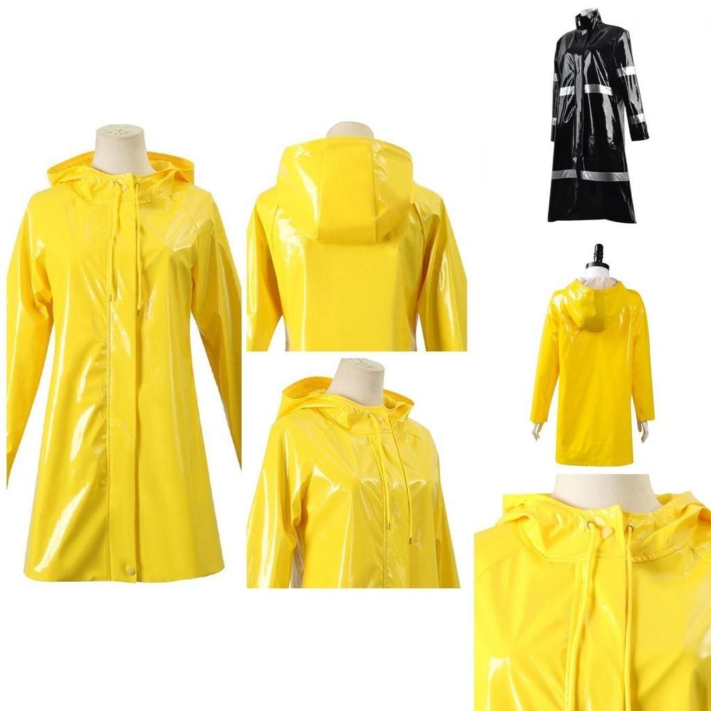Coraline Wybie Cosplay Roupa Trench Coat Para Festa de Halloween