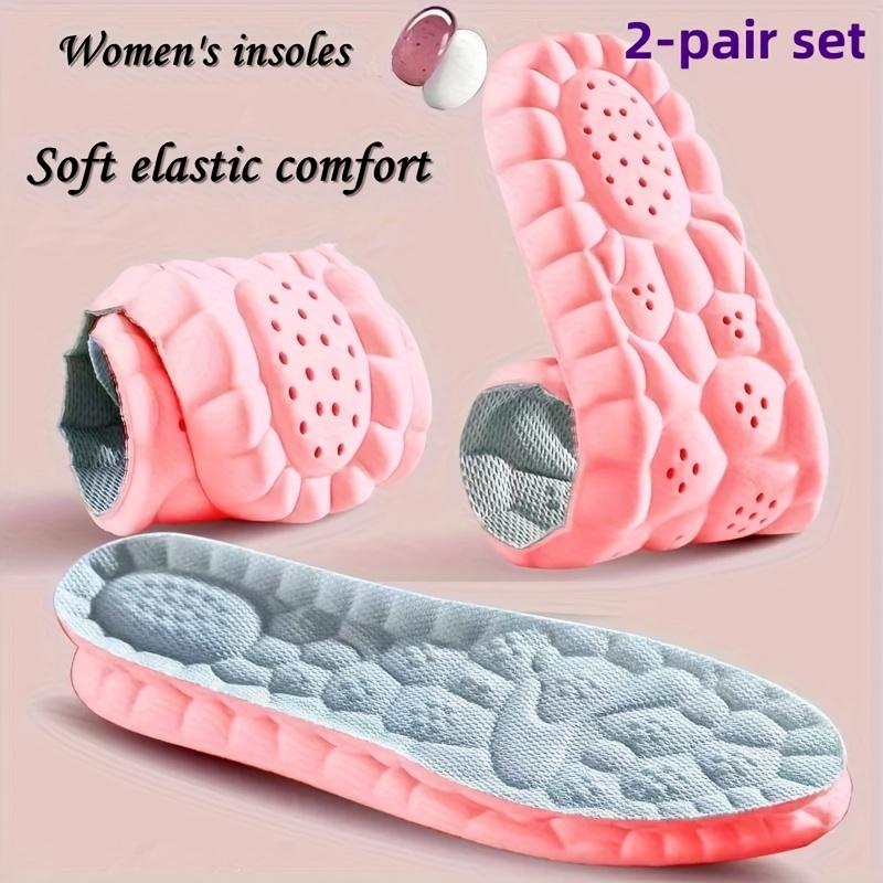 

2 пары высокоэластичных амортизирующих спортивных стелек, ультрамягкие, гибкие, не для длительного стояния, поглощающие пот и дышащие, без запаха ног 2 pairs/41-42