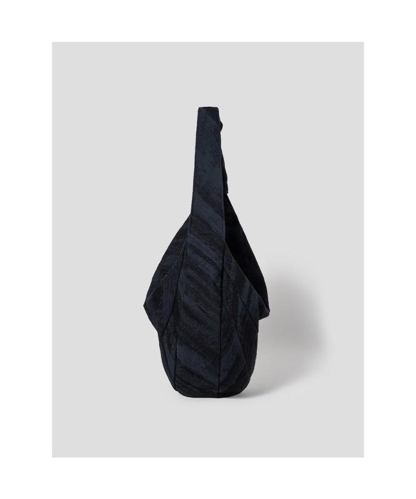 Anggae Jacquard Knot Tube Bag (S) Black