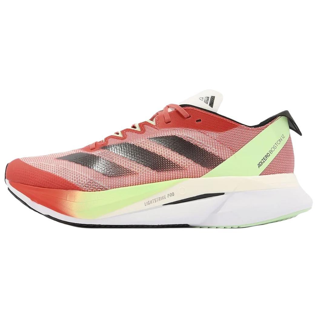 adidas Adizero Boston 12 Red Neon Yellow Men s IG3329 EU 42