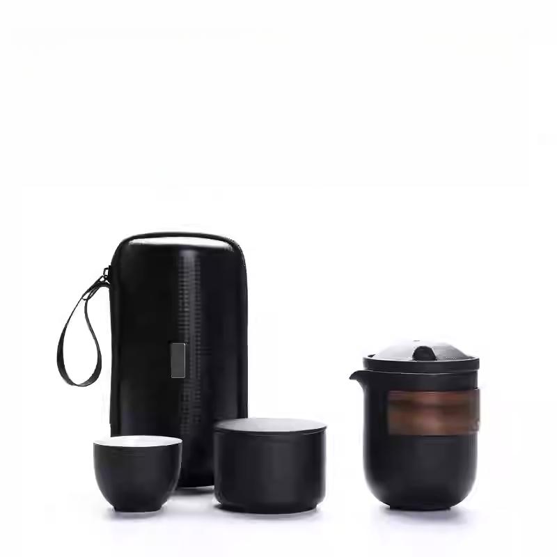 Portable Travel Tea Set Small Set Gift Carry-on Outdoor Tour Kung Fu Brewing Tea Cup Ware Single Camping Fast Guest Cups