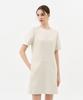 Laneonkyulleoseu Tweed Belted Mini Dress_Ivory