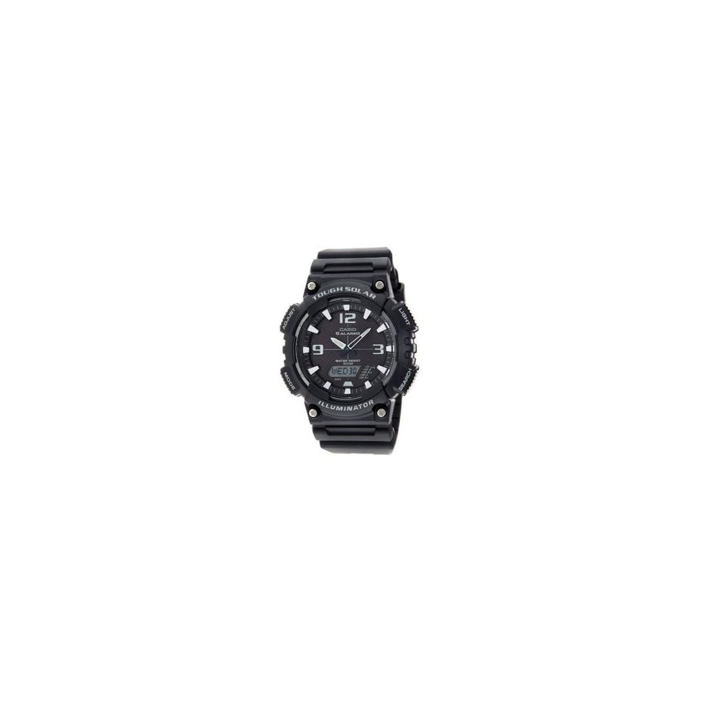 Casio Men's AQ-S810W-1AV Solar Sport Watch Combination Design Water Resistant 100m