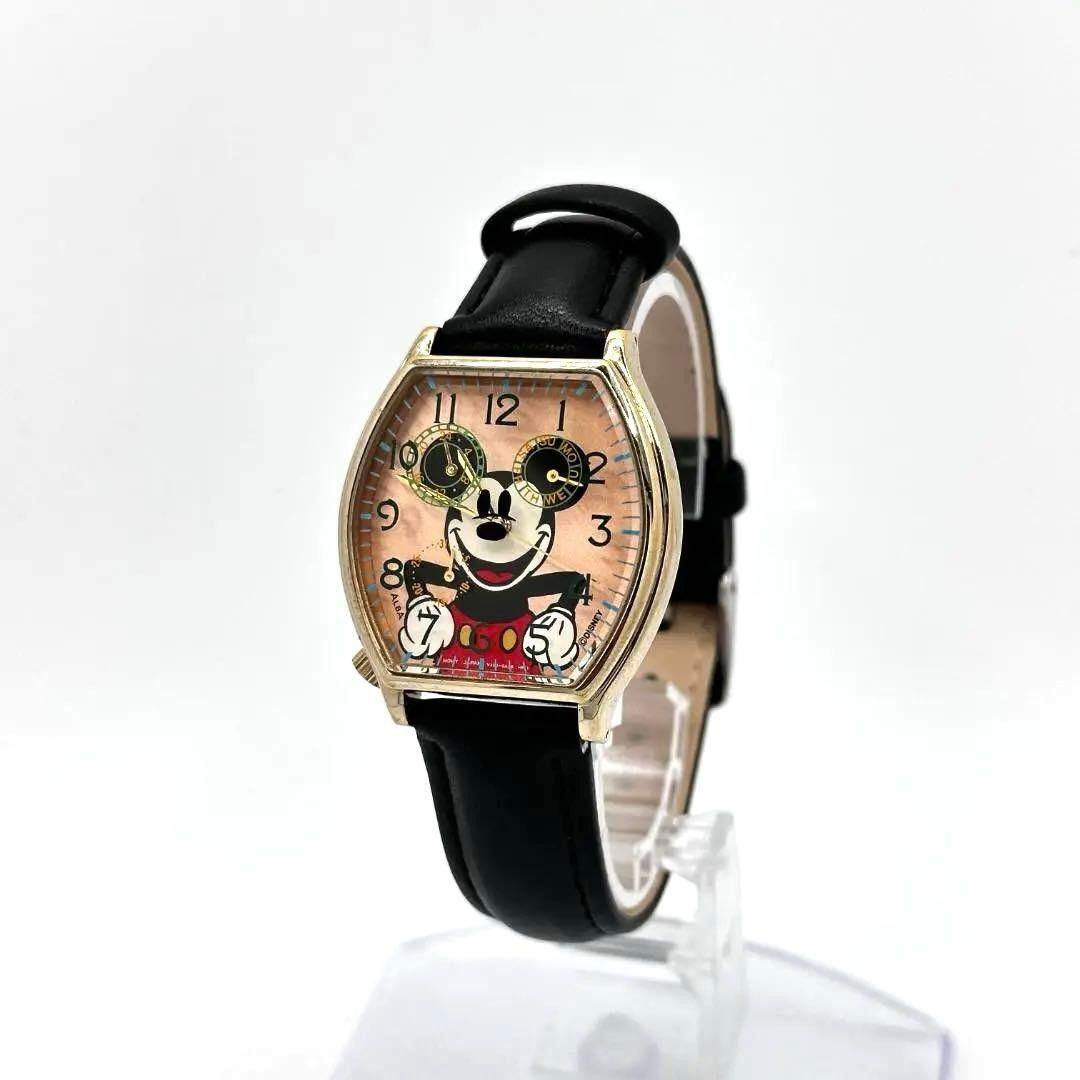 SEIKO ALBA V33J 5A10 Quartz Working Mickey Mouse Retro Disney Seiko Battery Replaced