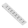 Stainless Steel Wedged Gauge Taper Gaps Step Feeler Measurement Tool for Construction Automotive Repair