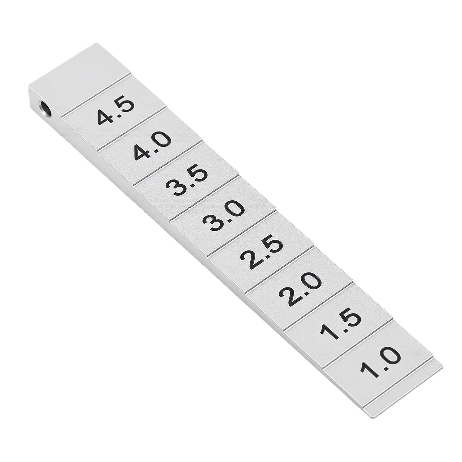 

Stainless Steel Wedged Gauge Taper Gaps Step Feeler Measurement Tool for Construction Automotive Repair