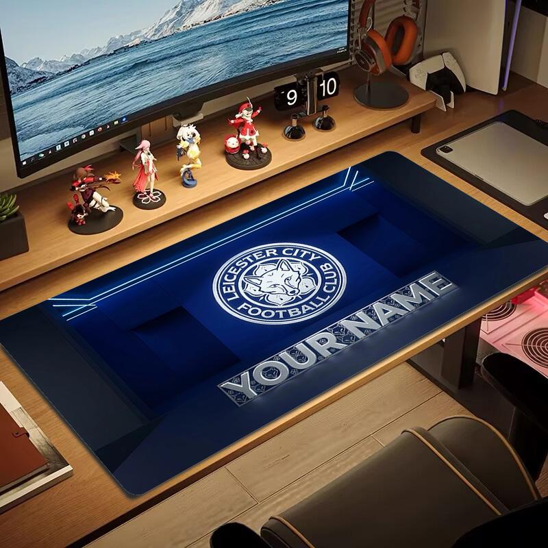 Leicester City Football Club Print Cushion Non-slip Laptop Tablet Big Mousepad XXL Mat Mini PC Playmat With Lock edge