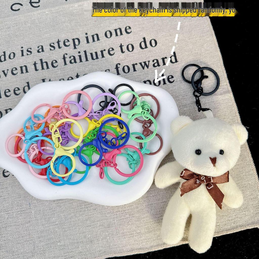 Portachiavi Ciondolo Tuta Peluche Orsacchiotto - Piccolo Giocattolo Regalo