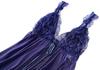 Babydoll Lingerie Nightgown Smooth and Soft Fabric Cute Long Ribbon Lots of Volume Ruffles [Synlala] See-Through