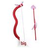 Cupid Heart Bow & Arrow Set for Valentine's Day and Qixi Festival Party Decor & Photo Props