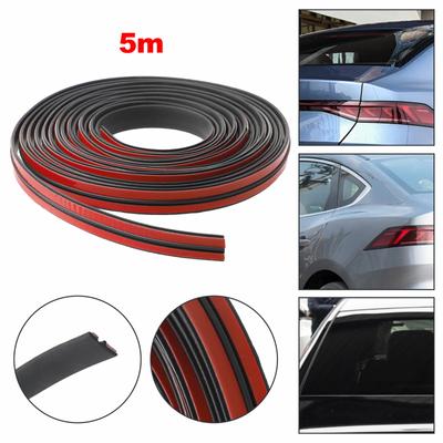 Windshield Car Sealing Strip 1.4cmx5m Leakproof Protector Rear Window Waterproof 5M Dustproof Insulation Rubber