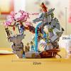 1200+PCS Dragon Stone Shrine Model Building Blocks Toys Fit Blocks Birthday Gift