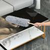 Wooden Handle Dust Brush Anti Static Microfiber Duster Multi-purpose Dust Cleaner  Household