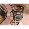 European Style Creative Silent Double-sided Tricycle Pen Holder Living Room Bedroom Decor Table Clock Christmas Gifts Bronze
