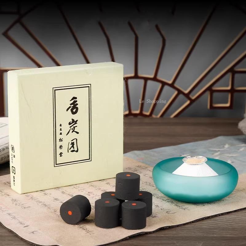 Incense Charcoal Bedroom Office Air Purification Soothing Spiritual Temple Meditation Aromatherapy Incense Burner Supplies