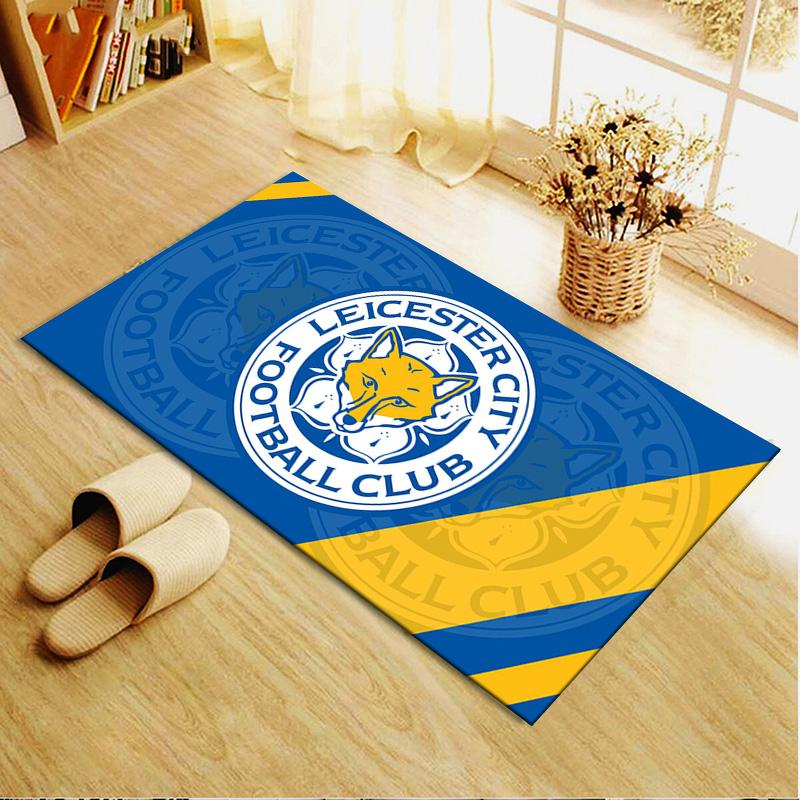 Leicester City FC Carpet Rug for Living Room Bedroom Home Sofa Decoration,Kids play Non-slip Floor Mat