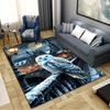Magic School Owl Carpet Rug for Living Room Bedroom Home Sofa Decoration,Kids Play Non-slip Floor Mat