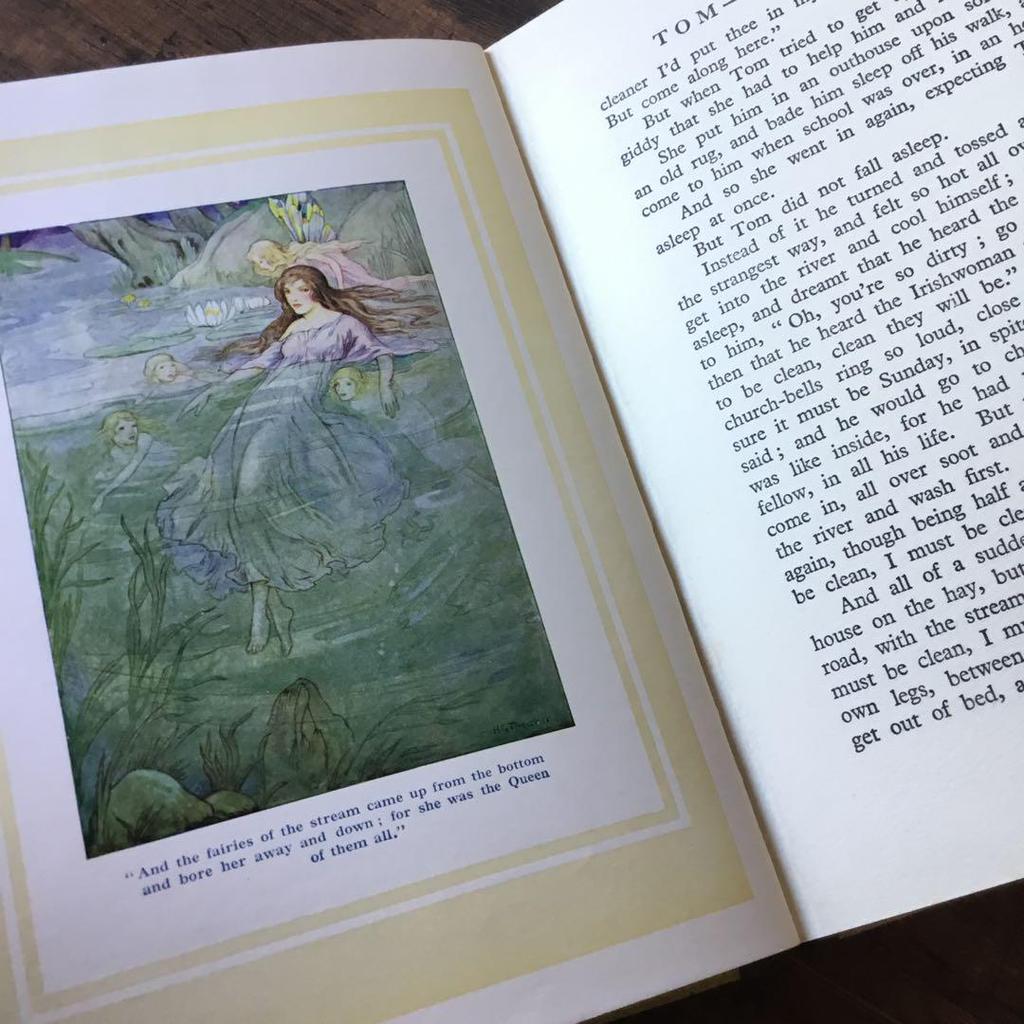 [USED] Western books, old picture books, THE WATER-BABIES, children's books