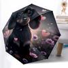 1pc Sturdy 8-Bone Auto Umbrella, Dachshund Umbrella, Digital Printed, Foldable Umbrella for On-the-Go Outdoor Use