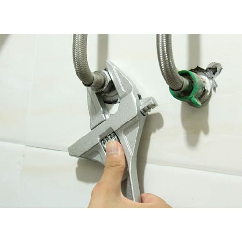 Wide Vertical Faucet Wrench, Large Opening, Top Wide Adjustable Wrench, Large Adjustment Range (6-68mm), Aluminum Alloy, Slim, Lightweight, Eco-Wide,