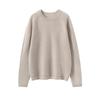 2025 Cashmere Round Neck Raglan Sweater: Loose, Slimming, Thick Knit Pullover for Women