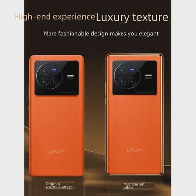 Vivo X80 Pro Ultra-Thin Leather Case with Double-Sided Magnetic Buckle for Full Protection