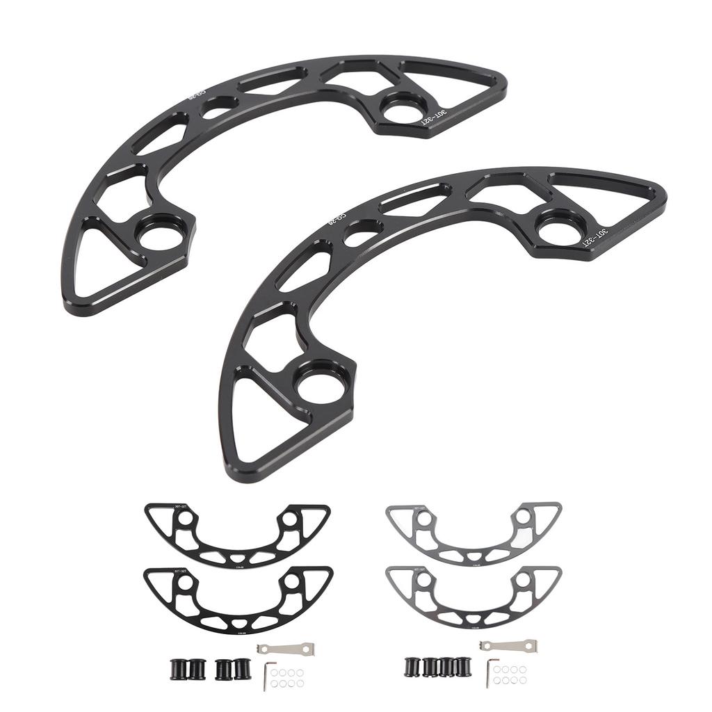 Kettenblattschutz Aluminiumlegierung Getrennter Kurbelsatz Kettenradschutzabdeckung für 30Z bis 32Z 104 BCD