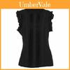 Premium Quality Sexy Women Girls Summer Casual Blouse With Ruffle Sleeve Design