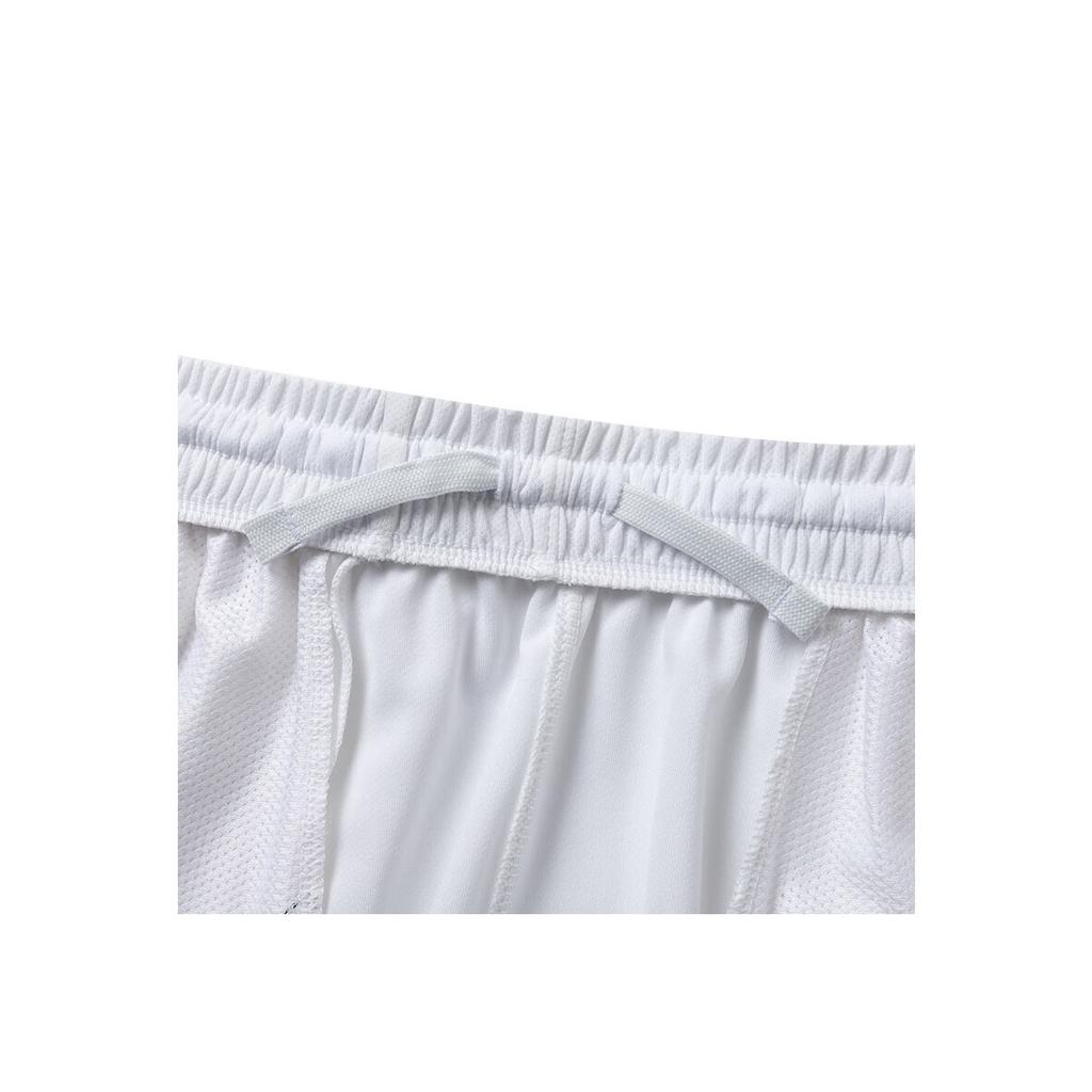 Nike Color Block Logo Print Training Comfortable Breathable Casual Kids Shorts Kids Bottoms White FV0269-100