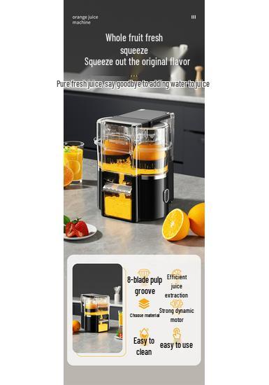 Automatic Dual-Head Juicer: Multifunctional Juicer with Pulp Separation for Fresh Fruit and Orange Juice at Home