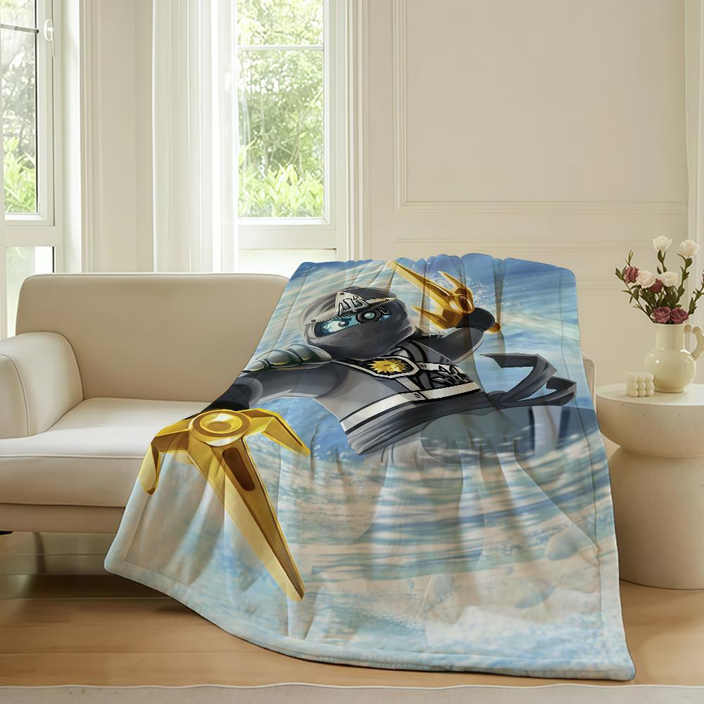 Cartoon cool N ninjago L LegoS Blanket For Sofa Office Bed Plane Travel Sleep Read Relax Camping Soft And Warm