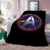 Movie S-Star T-Trek Logo Blanket Warm And Soft Suitable For Bedroom Living Room Sofa Bed Office Travel Camping