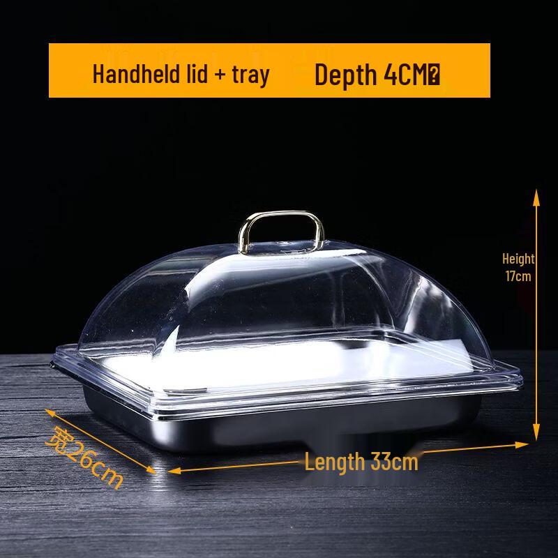 Stainless Steel Buffet Food Pan with Lift Lid