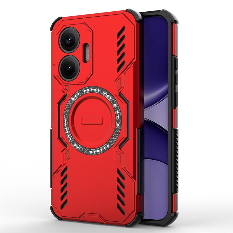 

Чехол для Redmi Turbo 4 Pro Чехол для Redmi Turbo 4 Pro Каналы для воздушного потока Рассеивание тепла Ударопрочный бампер Redmi Turbo 4 Pro красный