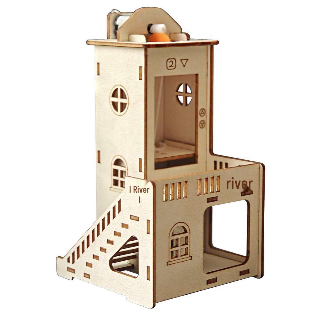 Remote Control Elevator Model Kit for Kids - Science & Technology DIY Project