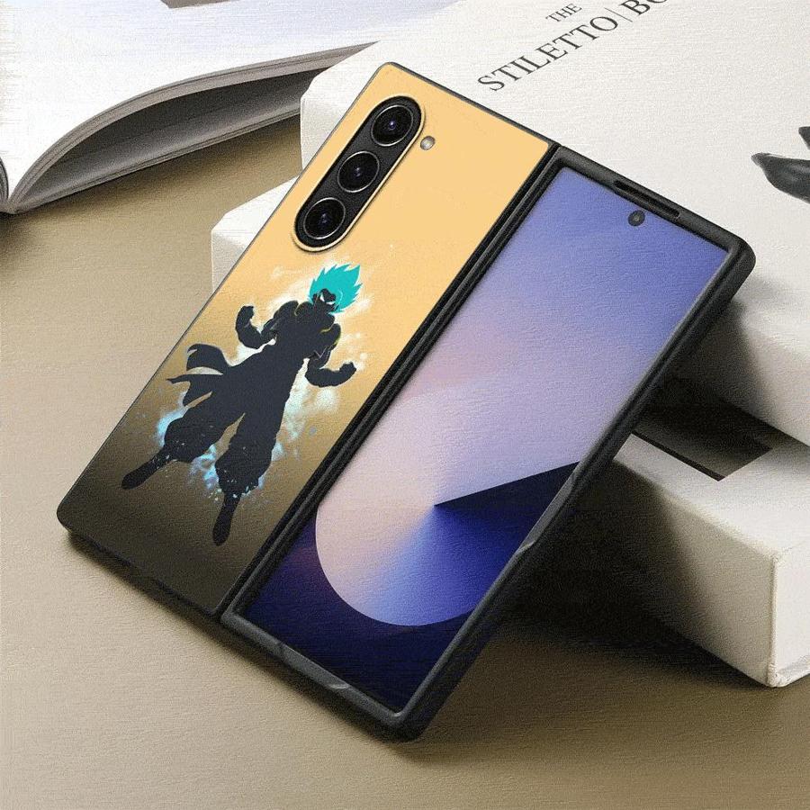 Dragon Ball Cool Guku Art Case for Samsung Galaxy ZFold3 ZFold5 Z Fold 7 6 5 4 3 ZFold6 ZFold4 ZFold7 Back Phone Cover