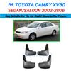 Front Rear Car Mudflap for Toyota Camry XV30 XV 30 2002-2006 Fender Mud Flaps Guard Splash Flap Mudguard Accessories 2003 04 05