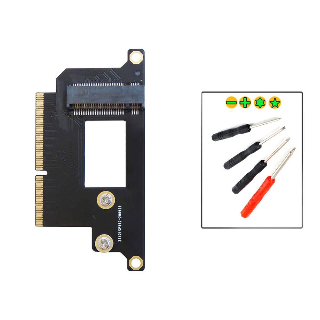 Xiwai M.2 NGFF M-Key NVMe SSD-Konverterkarte für 13-Zoll-SSDs von 2016 2017 (A1708, A1707, A1706)