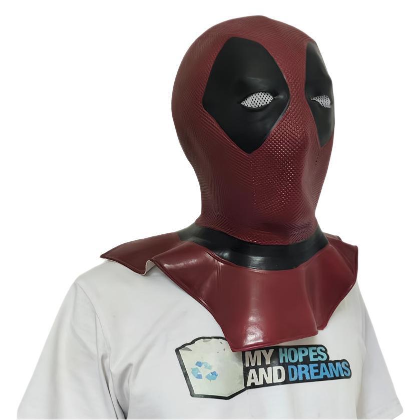 Deadpool Mask Latex Halloween Costume Accessory For Cosplay And Parties